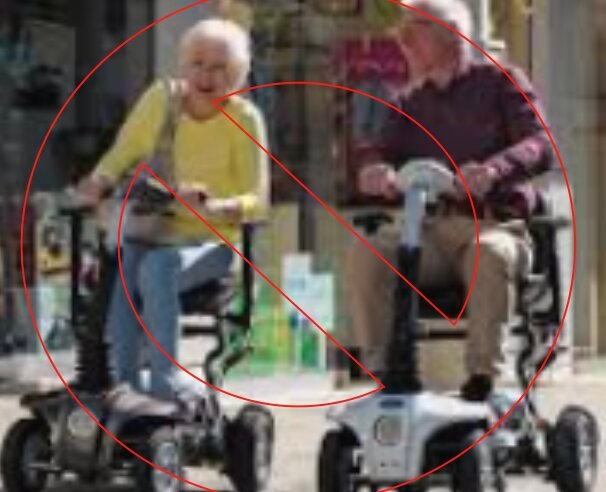 Not travel on the road beside more than one other pedestrian or vehicle travelling on the road in the same direction, unless it is necessary to overtake other pedestrians