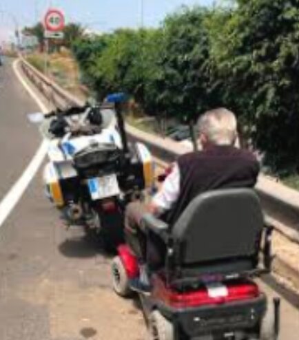 Travel at a speed no faster than 10km per hour (may vary from state to state)